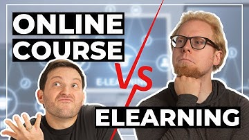 eLearning vs Online Courses: What