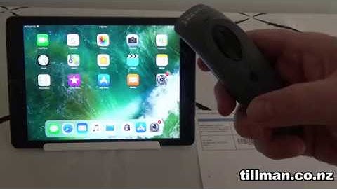 Pairing the bluetooth socket scanner with ipad for shopify