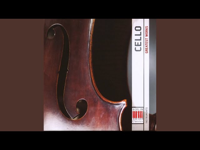 Suite for Solo Cello No. 1 in G Major, BWV 1007: I. Prelude