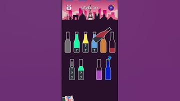 Water Short Level 311 Tutorial #watercolorsortgame #games #gameguide #gaming #gametutorial #gameplay