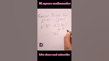 Constant multiple rule #shorts #shortsvideo #youtubeshorts