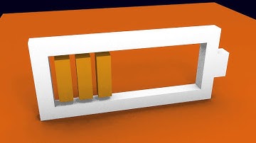 Battery charging animation in Blender