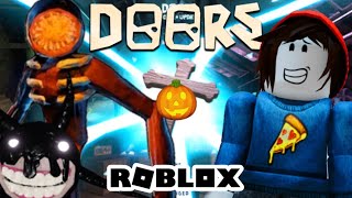 Jugando Doors En Halloween En Roblox