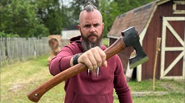 How to make a Viking throwing axe #axethrowing #axe #vikings