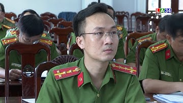 Công an  tỉnh Long An tổ chức Hội nghị Giao ban lực lượng cảnh sát điều tra  quí I năm 2023