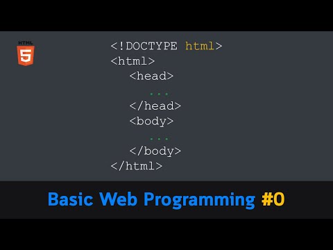 เขียนเว็บเบื้องต้น #0: ติดตั้งโปรแกรมและรู้จักโครงสร้างของ HTML | Basic Web Programming