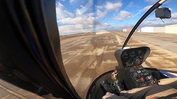 Part 2 of 2 - R22 Helicopter Lesson with Paul Salmon, CFII- Hover work on the ramp