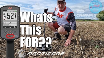 Minelab Manticore-instellingen. Tips en trucs, hoe te lokaliseren