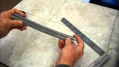 How to Make N Scale Kato Unitrack Flex Track by Fifer Hobby Supply
