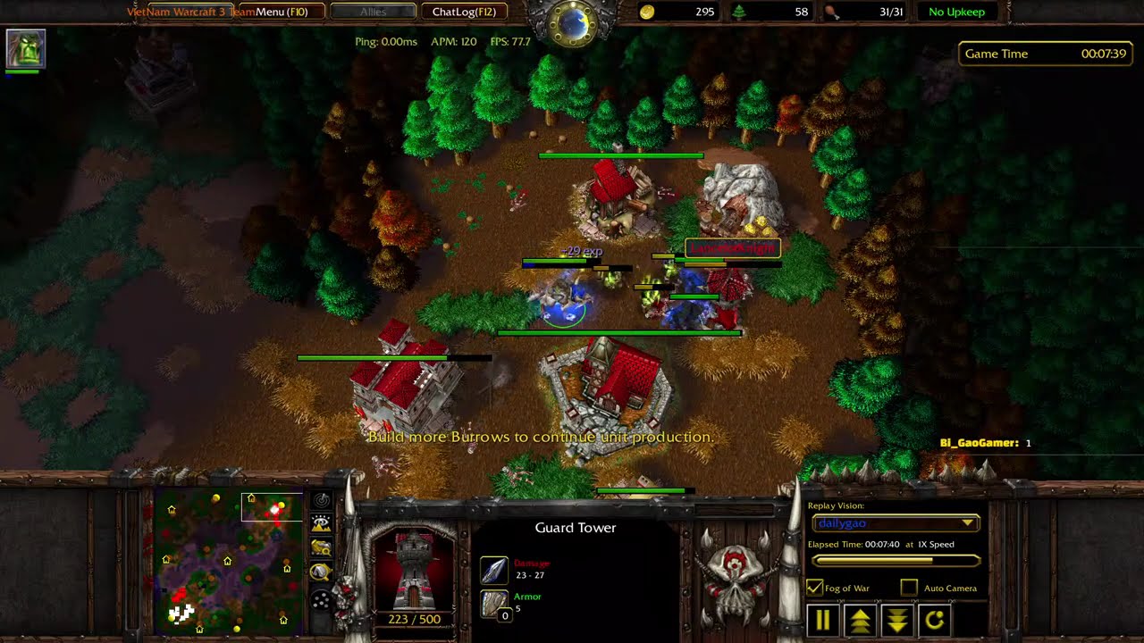 Khắc chế chiến thuật: Orc Counter Human Rush