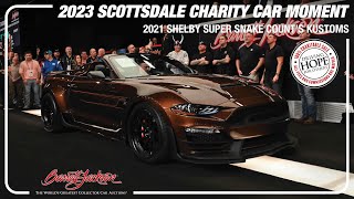 CHARITY SALE  2021 Shelby Super Snake Count's Kustoms Edition  BARRETTJACKSON 2023 SCOTTSDALE