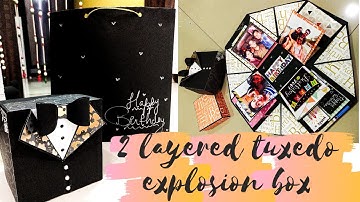 tuxedo explosion box |VERSATILEMEE|