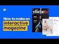 How to make an interactive magazine  flipsnackcom