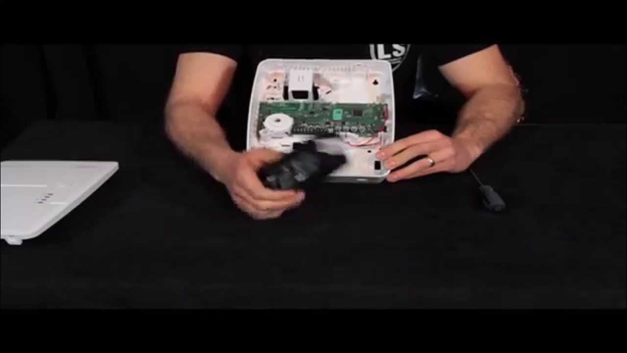 DSC Alexor Panel Battery Replacement YouTube