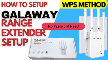 Galaway Wifi Range Extender Setup using WPS Button NO Password Needed| Galaway WiFi Repeater setup