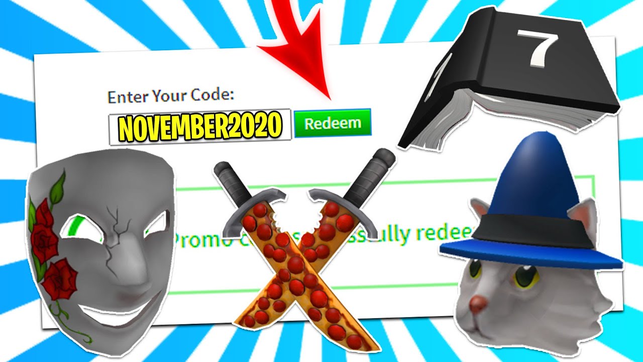 Roblox November 2020 Promo Codes - Free Cosmetics, Clothes, Items & more