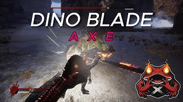 DINOBLADE Boss Fight - Axe (Dinosaurs but Souls like?)