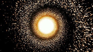 4K GOLDEN PARTICLES SPIRAL LOOP | GOLDEN SPIRAL VIDEO BACKGROUND | Teacher Burnz