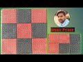 New technical process ! How to make cement tuff tile in Red and Black colour with sitting