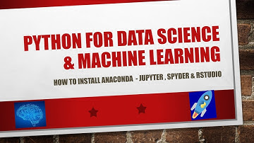 How to install Anaconda - Jupyter Notebook, Spyder and RStudio