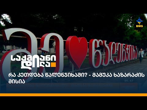 რა კეთდება წალენჯიხაში? - მამუკა ხაზარაძის მისია