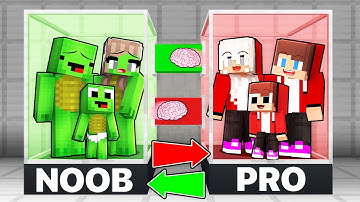Family Brain Swap JJ and Mikey?! - Minecraft Maizen