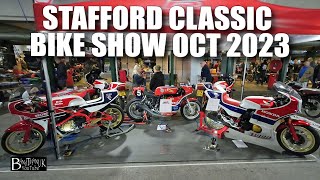 Stafford Classic Motorcycle Show October 2023 in 4K  Sunday Rosette winners. THE BIG WALKAROUND