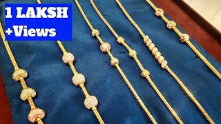 2 IN 1 Mugappu Thaali Chain//Both side wear/From 12 Grams/wastage only 2%to5% only/Gold collection