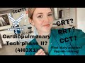 Air Force Cardiopulmonary Phase II training, CRT, RRT and more