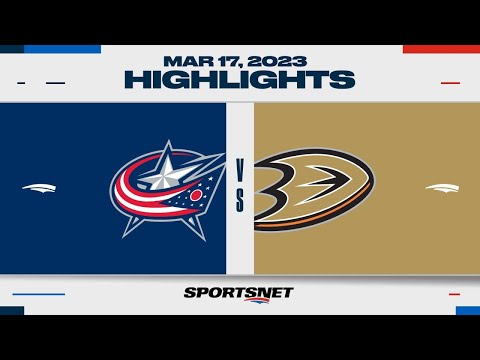 NHL Highlights | Blue Jackets vs. Ducks - March 17, 2023