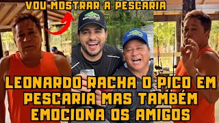 Leonardo EMOCIONA em PESCARIA mas faz todo mundo rachar o bico também com suas piadas kkkkk