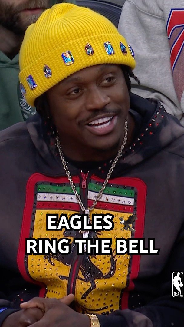 NFC Champion Philadelphia Eagles in the house for Lakers vs Sixers ?