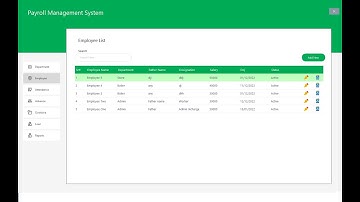 Payroll Management System ~ Part 2