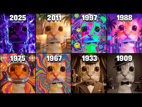 MONTAGEM MIAU: different years (Ay mi gatito miau)