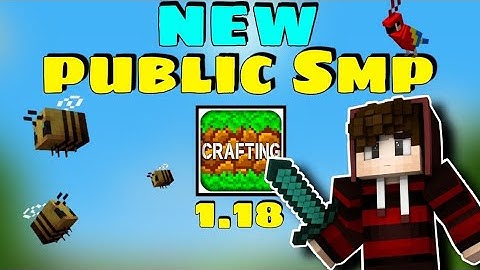 New Public Smp that every one can join 🔥 | Crafting And Building 1.18 | Gamer Boy neel