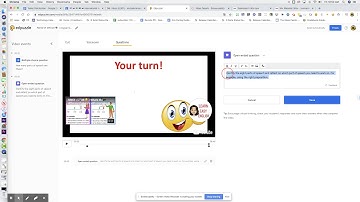 Edpuzzle Adding an Open Ended Question