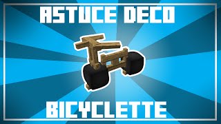 Astuce Déco - Une BICYCLETTE réaliste dans Minecraft !