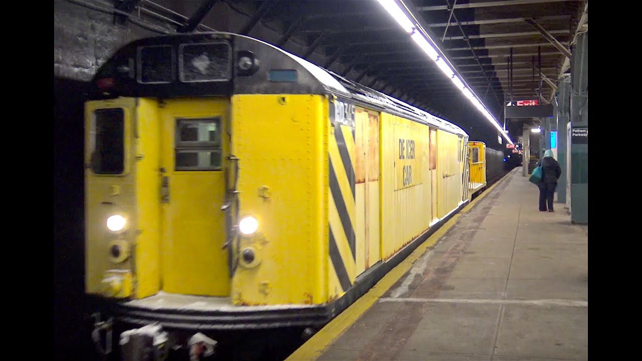 ⁴ᴷ R21 De Icer Train Passing Pelham Parkway Youtube 