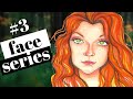 How to DRAW & SHADE a Whimsical Scottish Face with Freckles in Copic Markers | Whimsical Women #3