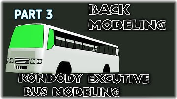 Kondody executive bus modeling ⚡♥️ / Easy blender modeling for beginners