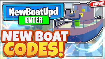 ALL NEW *BOATS* UPDATE CODES! Noob Army Tycoon Roblox