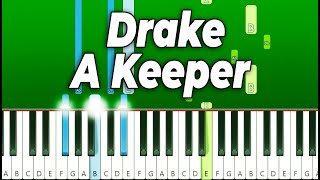Drake - A Keeper (Piano Tutorial)
