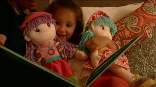 Set of Two Lollipop Kids 20" Soft Bodied Rag Dolls on QVC
