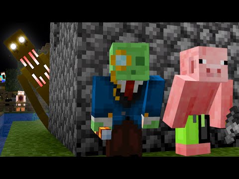 te POTWORY mają jeden cel, NAS ZABIĆ w STRASZNYM MINECRAFCIE...