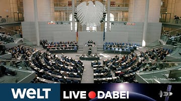 BUNDESTAG: Regierung hat zur Rente entschieden – Haushaltsdebatte tobt um Bürgergeld | WELT Live