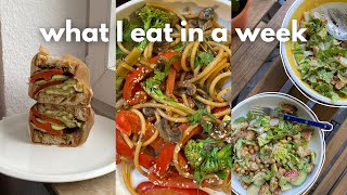 what I ate this week as a uni student! striving for balance & happiness :)