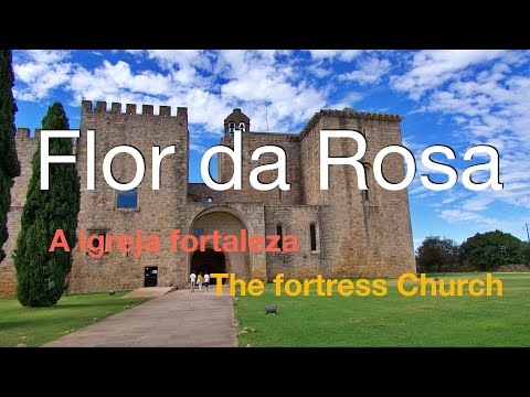 Flor da Rosa, Crato, Alentejo - A igreja fortaleza / The fortress church, 21.08.2020