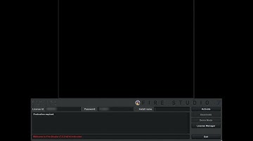 Activating Fire Studio 7