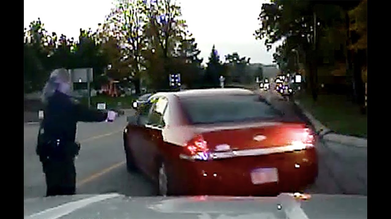 Dash cam shows Mattawan Police officer opening fire during car chase YouTube