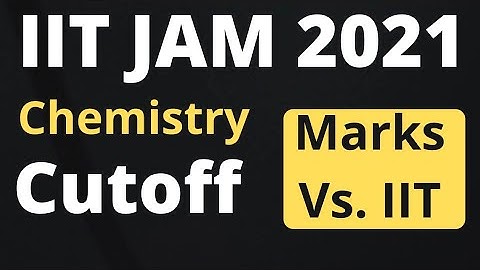 IIT JAM 2021 Expected Cutoff - IIT JAM Chemistry - Easy Chemics